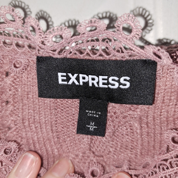 Express Cable Knit Sweater - Picture 6 of 9